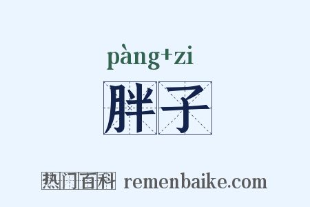 胖子是什么意思的图片